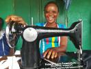 Sewing machines donated by Thame residents could help thousands of African workers like Umu to become more self reliant.